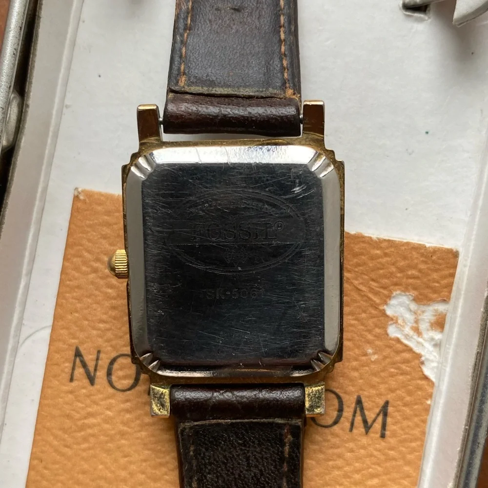 1995 FOSSIL SKELETON ABALONE WATCH SK-5061